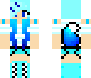 blue girl