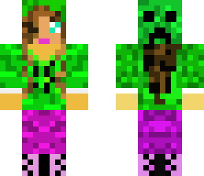 creeper hoodie girl