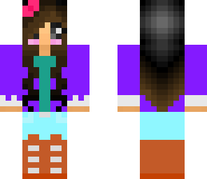 girl with a scarf and bow