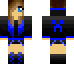 creeper girl blue 