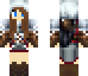 assasin girl brown hair