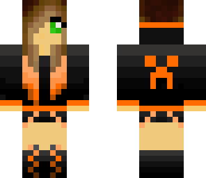 creeper girl orange