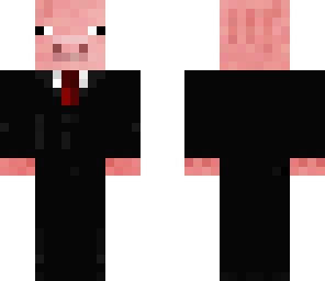 pig in a suit