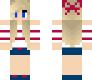 red and white shirt girl