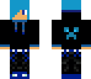 blue manga boy