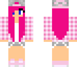 pink hair girl