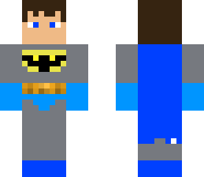 batman cartoon edition blue no cowl