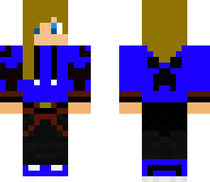 teenager girl blue