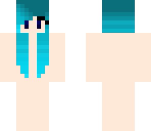 blue hair girl
