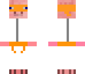ninja pig orange