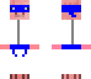 ninja pig blue