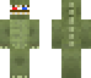 monkey in a dino