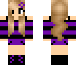 purple halloween girl