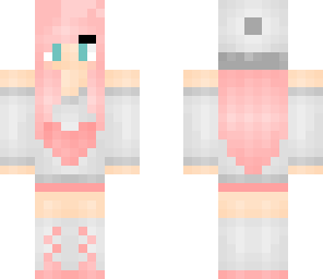 cute girl with pink