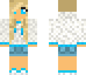 blonde girl with headphones