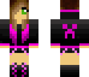 creeper girl pink