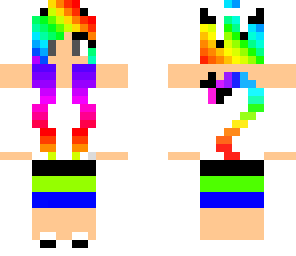 baby rainbow wolf