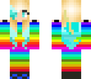 rainbow girl