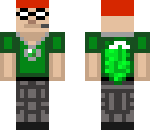 green shirt