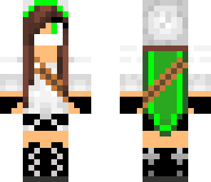 fixed girl green assassin with gloves