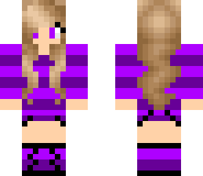 cute purple girl