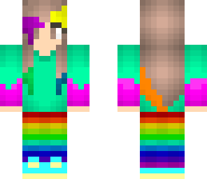 bright color girl