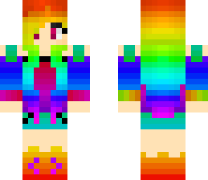 rainbow girl