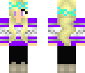 purple sweater girl