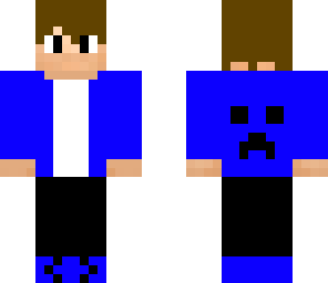 blue creepter boy