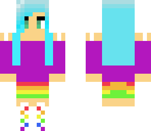 edited rainbow girl