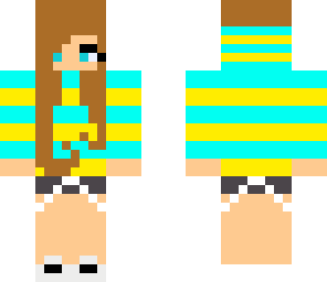 fixed neon girl skin