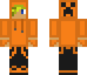orange hoodie boy