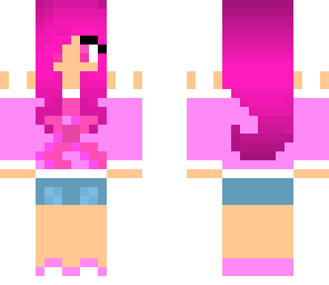 cancer ribbon girl
