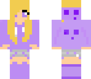 purple slime girl