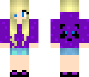 purple panda girl