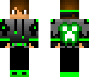 green cool teenager