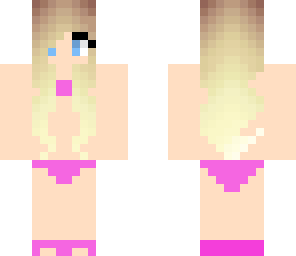 pink bikini girl