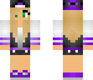 purple gamer girl