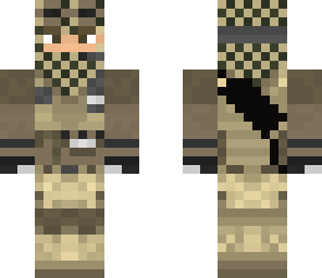 sniper with black knife