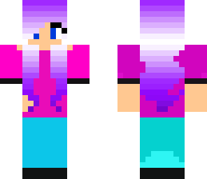 basic girl purple hair