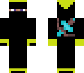 ninja steve with diamond dagger