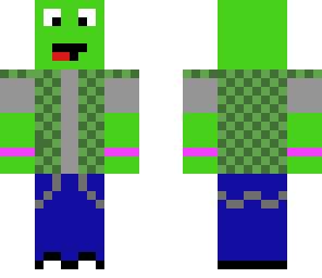 checkered vest frog