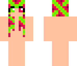 pink and green hair base