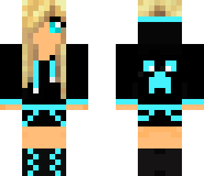 creeper hoodie girl