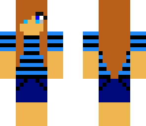 barefoot girl with jean shorts and blue zebra tee