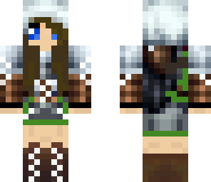 cute green assassin girl