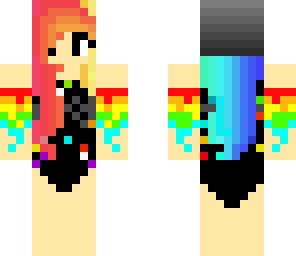 rainbow factory girl