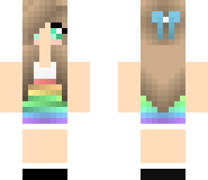 rainbow dress girl