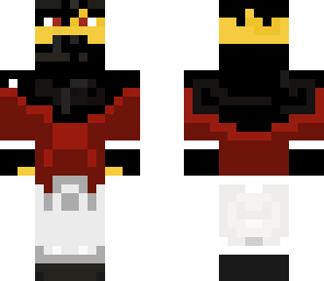 black and red thief