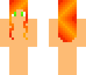 red orange pheonix hair base